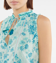 Poupette St Barth Clara tasseled printed minidress