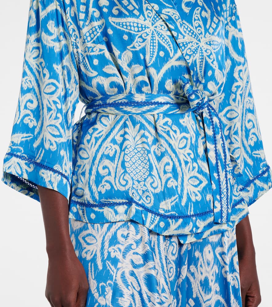 Poupette St Barth Clea printed jacket