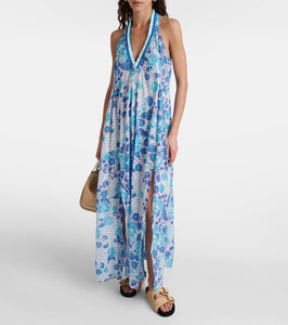 Poupette St Barth Cotton midi dress