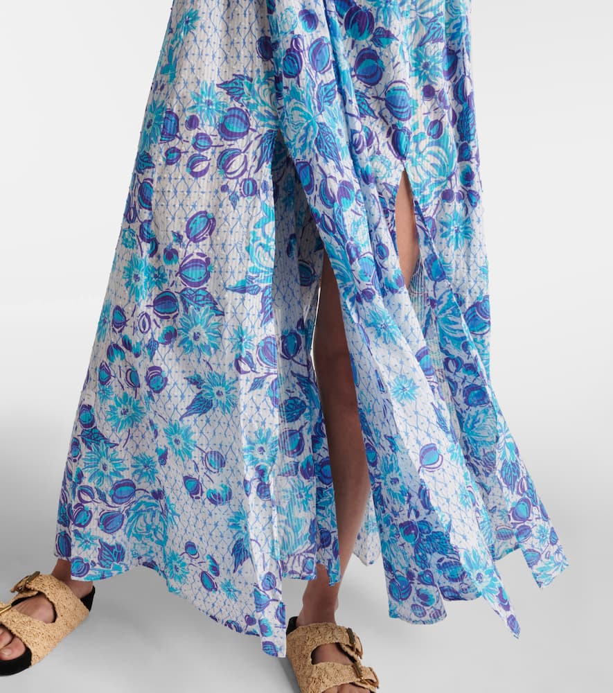 Poupette St Barth Cotton midi dress
