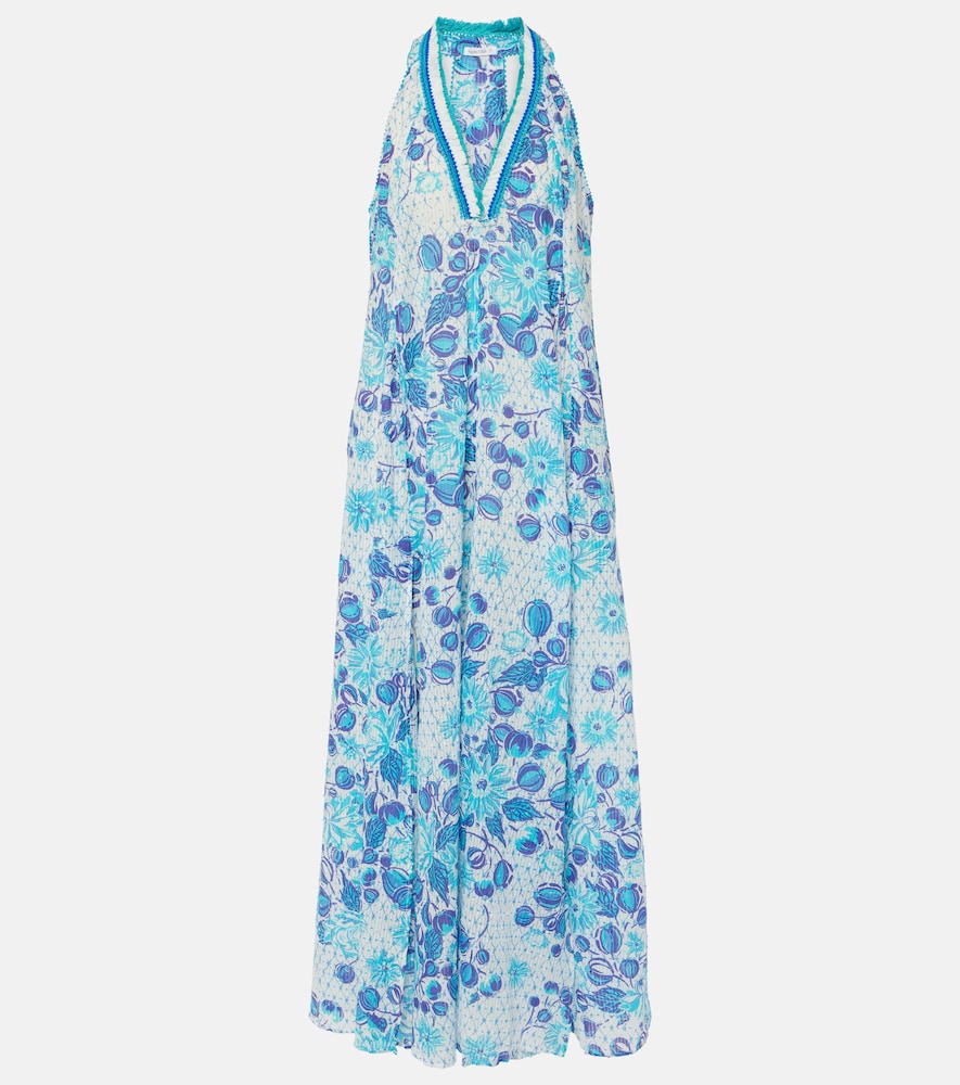 Poupette St Barth Cotton midi dress. Poupette St Barth 棉质中长连衣裙