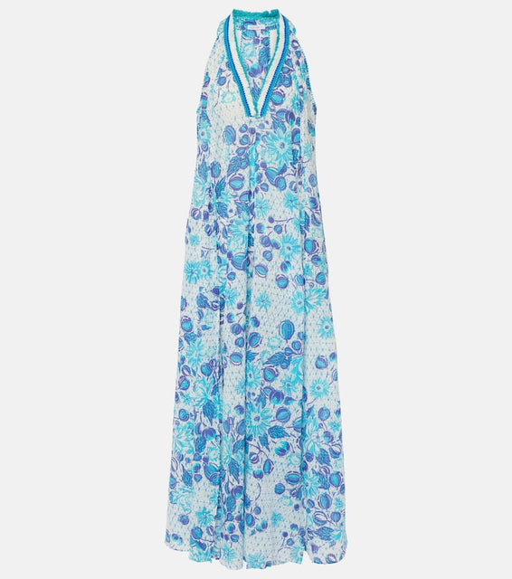 Poupette St Barth Cotton midi dress