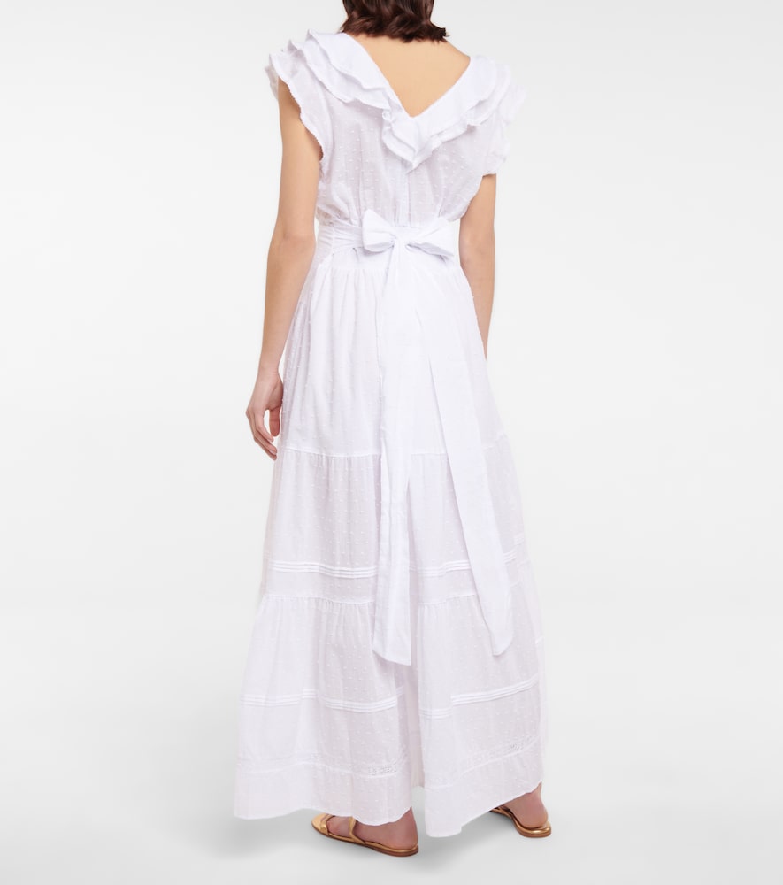 Poupette St Barth Della cotton midi dress