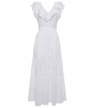 Poupette St Barth Della cotton midi dress. Poupette St Barth Della 棉质中长连衣裙