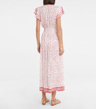 Poupette St Barth Della floral midi dress