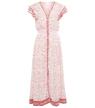 Poupette St Barth Della floral midi dress. Poupette St Barth Della 花卉中长连衣裙