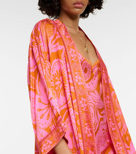 Poupette St Barth Erica floral kaftan