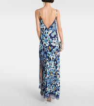 Poupette St Barth Floral lace-trimmed slip dress