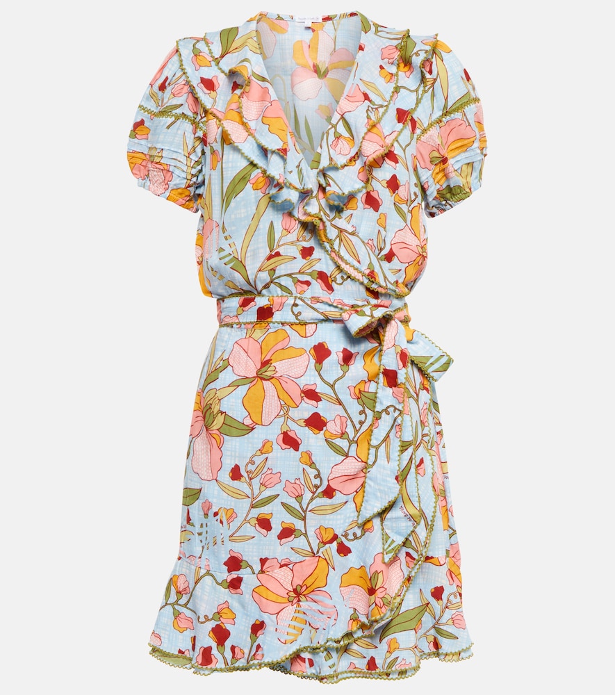 Poupette St Barth Floral minidress. Poupette St Barth 花卉迷你连衣裙