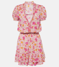 Poupette St Barth Floral minidress. Poupette St Barth 花卉迷你连衣裙