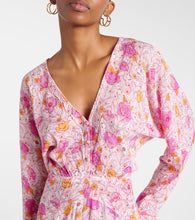 Poupette St Barth Ilona floral wrap maxi dress