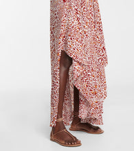 Poupette St Barth Ilona printed v-neck dress