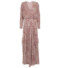 Poupette St Barth Ilona printed v-neck dress. Poupette St Barth Ilona 印花V领连衣裙