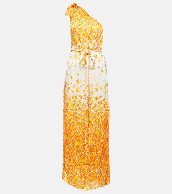 Poupette St Barth Isabelle one-shoulder maxi dress