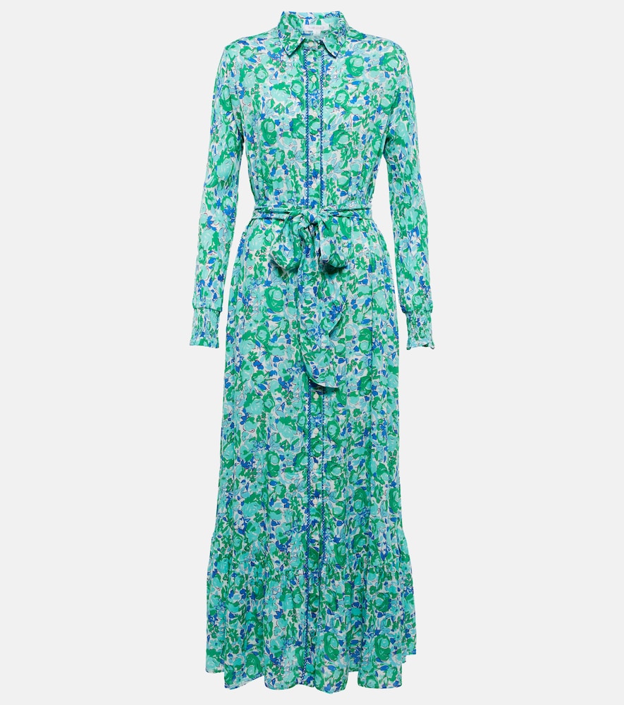 Poupette St Barth Kimi floral shirt dress. Poupette St Barth Kimi 花卉衬衫裙