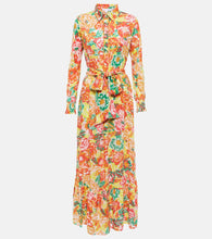 Poupette St Barth Kimi floral shirt dress. Poupette St Barth Kimi 花卉衬衫裙
