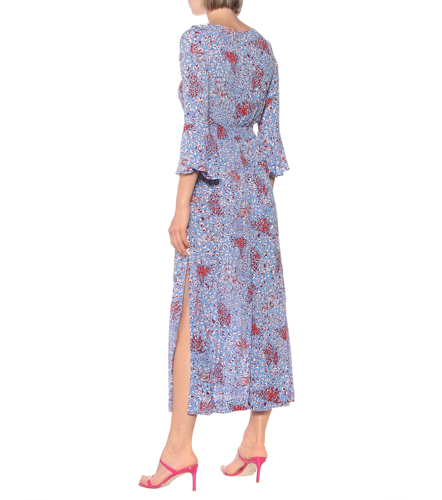 Poupette St Barth Lucy printed midi dress