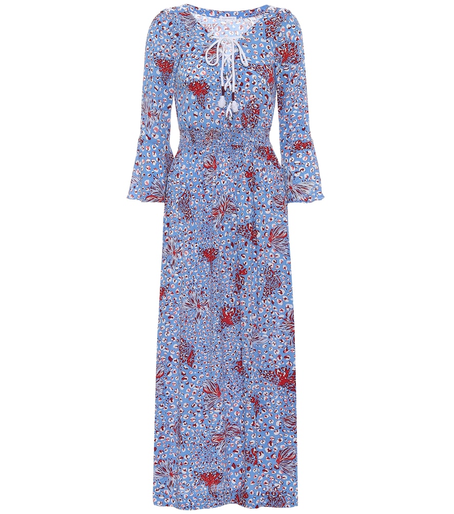 Poupette St Barth Lucy printed midi dress. Poupette St Barth Lucy 印花中长连衣裙