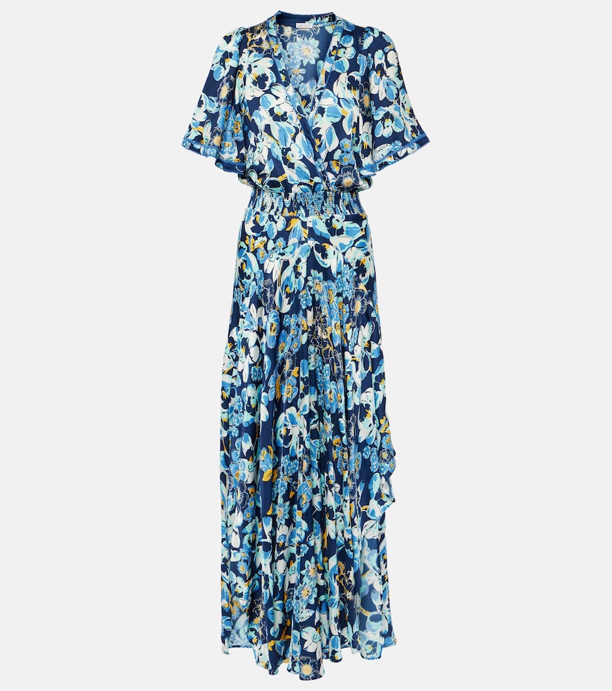 Poupette St Barth Mabelle floral maxi dress. Poupette St Barth Mabelle 花卉超长连衣裙