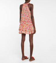Poupette St Barth Mae floral ruffled minidress