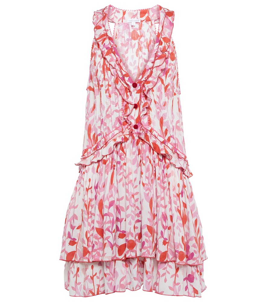 Poupette St Barth Mae printed minidress. Poupette St Barth Mae 印花迷你连衣裙