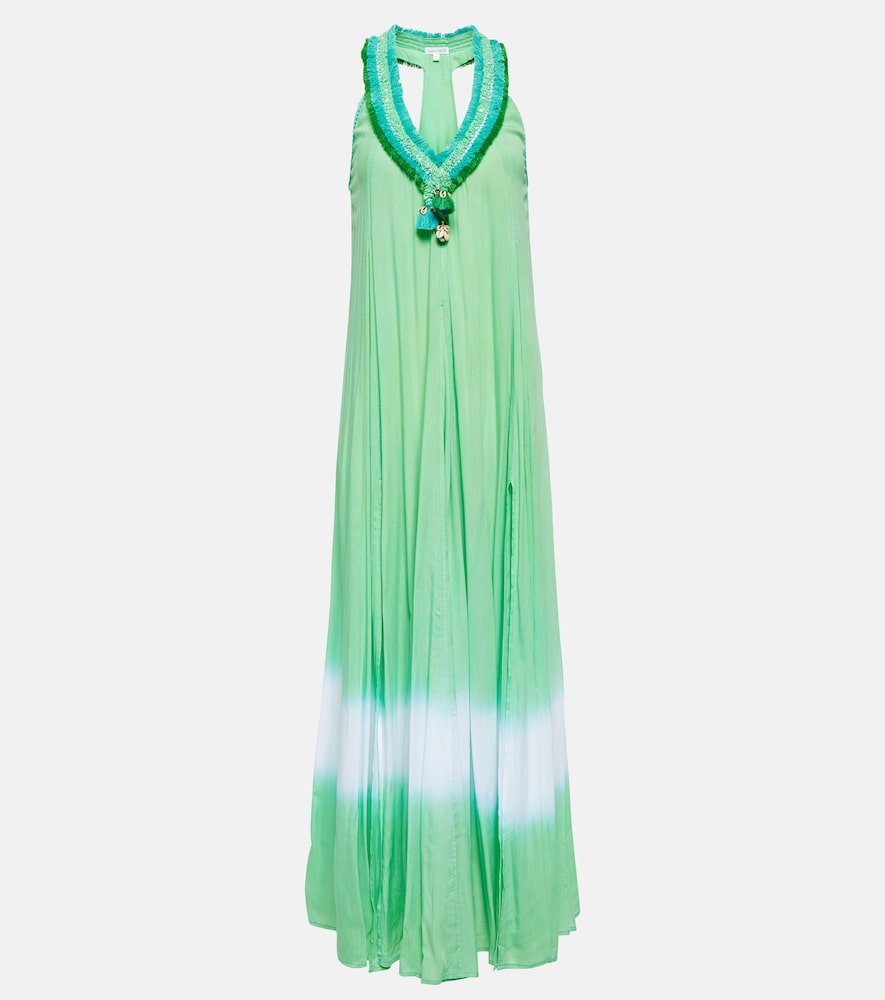 Poupette St Barth Nava tie-dye maxi dress. Poupette St Barth Nava 扎染超长连衣裙