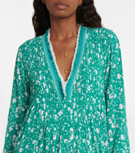 Poupette St Barth Ola floral georgette minidress