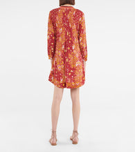 Poupette St Barth Ola fringed printed minidress