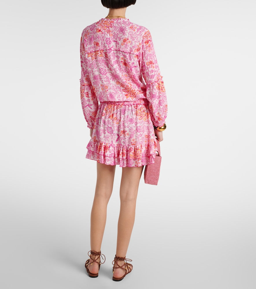 Poupette St Barth Printed minidress