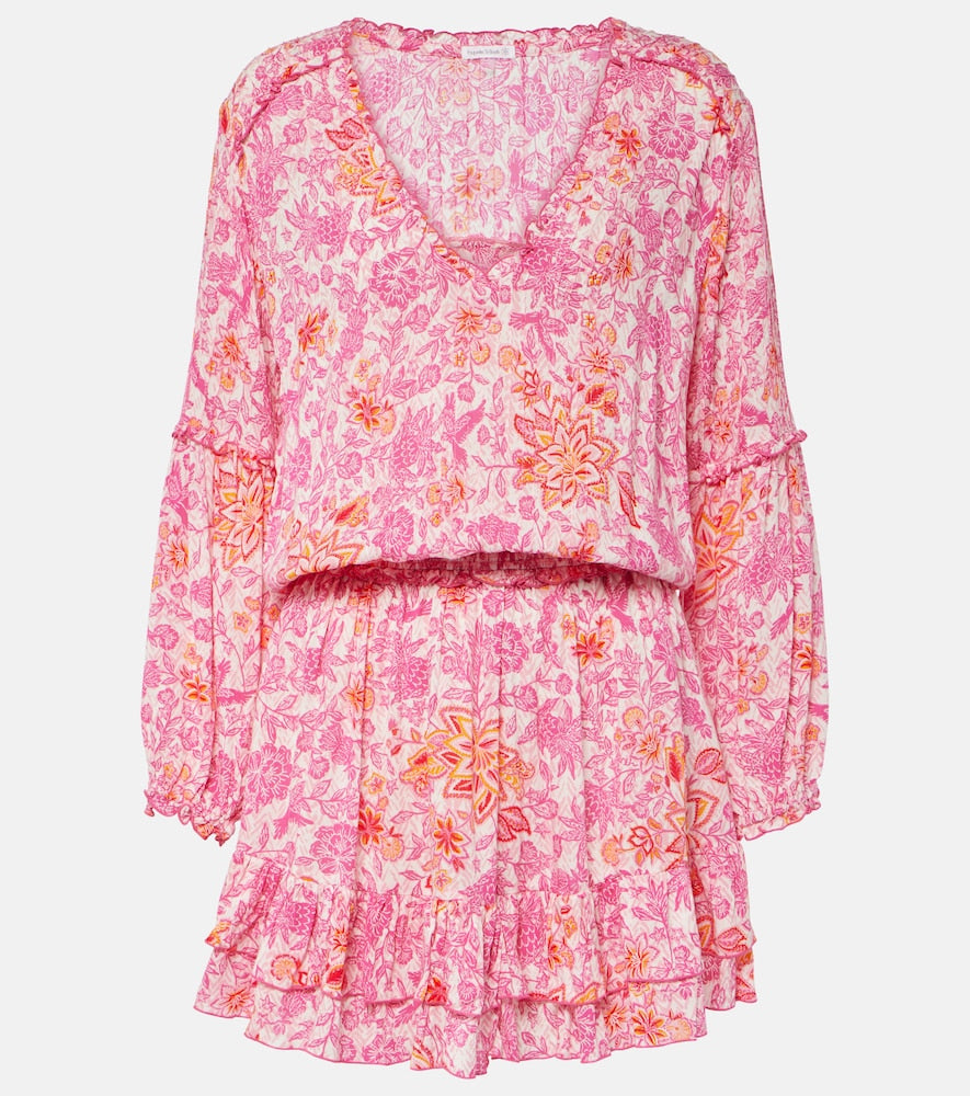 Poupette St Barth Printed minidress. Poupette St Barth 印花迷你连衣裙