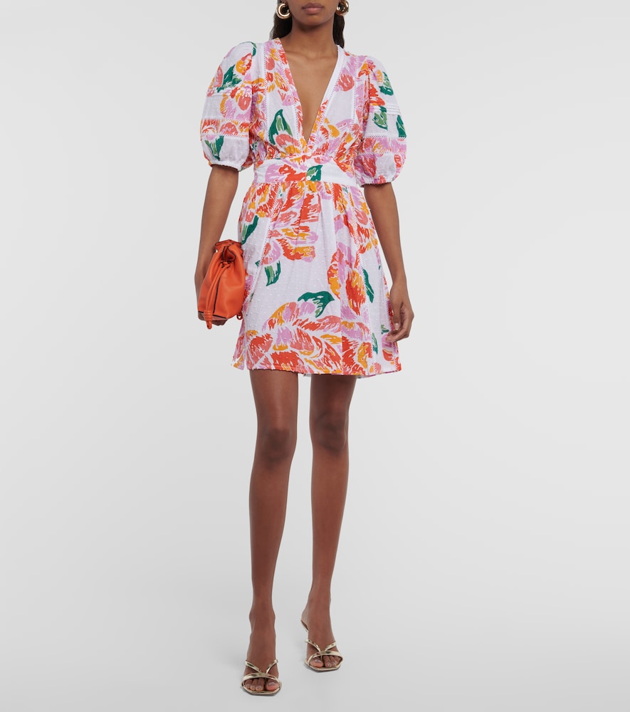 Poupette St Barth Reina printed cotton minidress