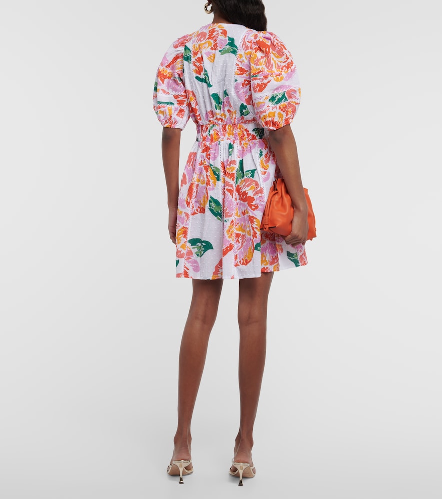 Poupette St Barth Reina printed cotton minidress