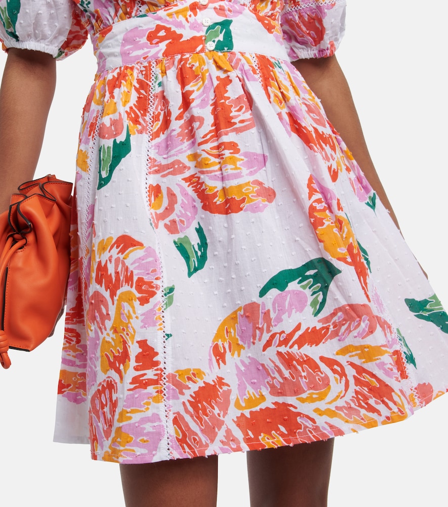Poupette St Barth Reina printed cotton minidress
