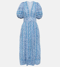 Poupette St Barth Reine floral midi dress. Poupette St Barth Reine 花卉中长连衣裙