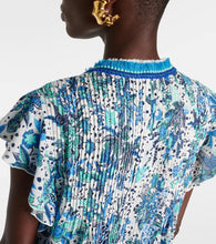 Poupette St Barth Sasha floral ruffled minidress