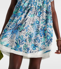 Poupette St Barth Sasha floral ruffled minidress