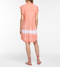 Poupette St Barth Sasha fringed and tie-dye minidress