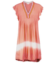 Poupette St Barth Sasha fringed and tie-dye minidress. Poupette St Barth Sasha 流苏扎染迷你连衣裙
