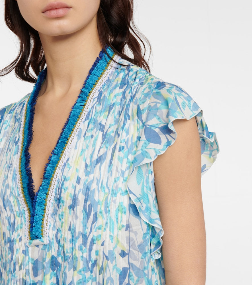 Poupette St Barth Sasha printed minidress