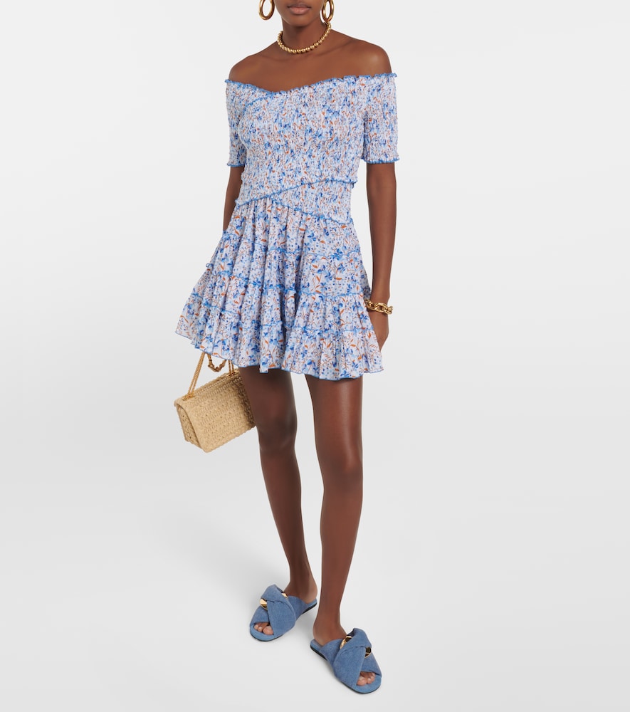 Poupette St Barth Soledad floral cotton minidress