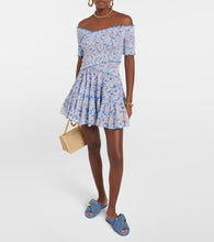 Poupette St Barth Soledad floral cotton minidress