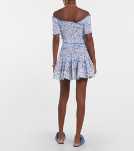 Poupette St Barth Soledad floral cotton minidress