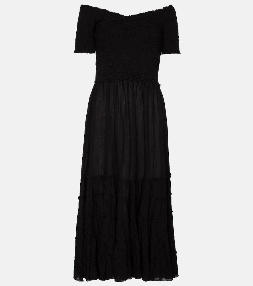 Poupette St Barth Soledad midi dress. Poupette St Barth Soledad 中长连衣裙