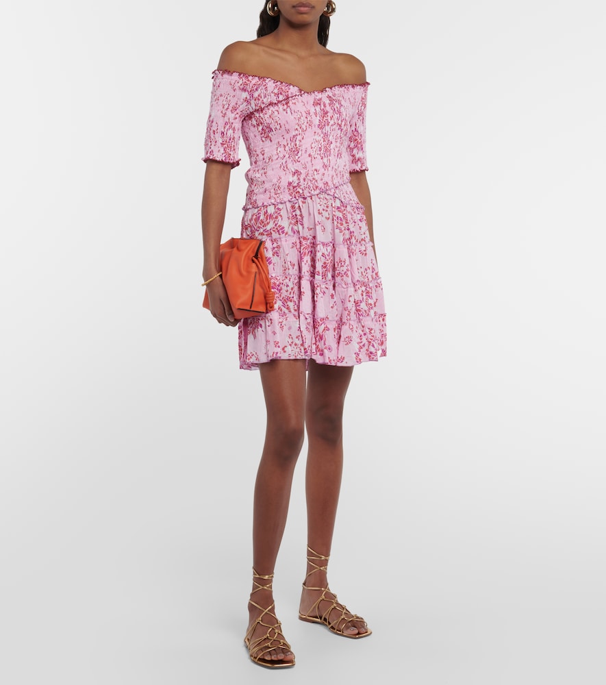 Poupette St Barth Soledad printed minidress