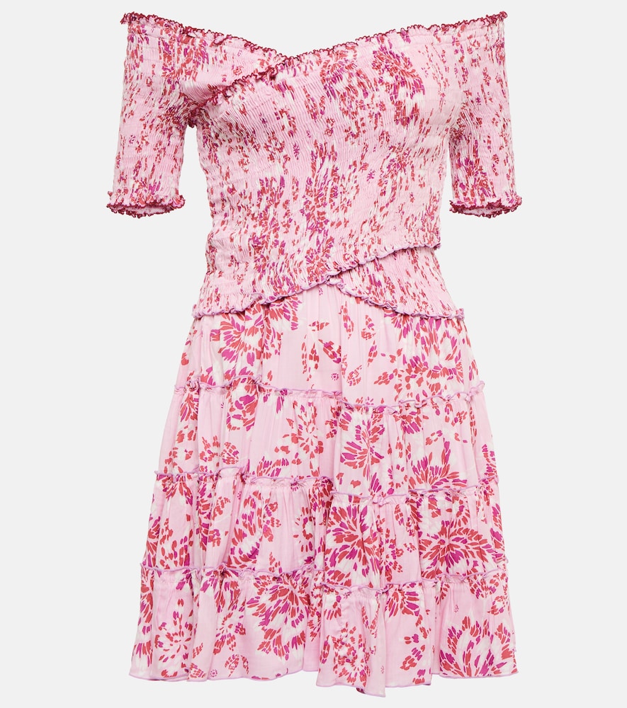Poupette St Barth Soledad printed minidress. Poupette St Barth Soledad 印花迷你连衣裙