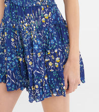 Poupette St Barth Soledad shirred printed minidress