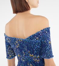 Poupette St Barth Soledad shirred printed minidress