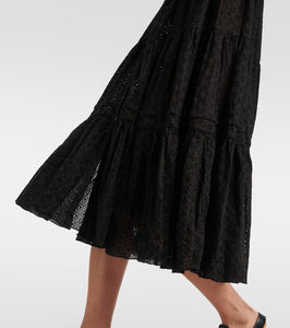 Poupette St Barth Triny cotton midi dress