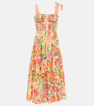 Poupette St Barth Triny printed midi dress. Poupette St Barth Triny 印花中长连衣裙