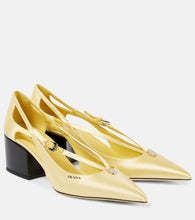 Prada 55 embellished cutout satin pumps - Prada 55 缀饰镂空缎面高跟鞋